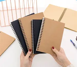 Cuadernos de papel reciclados de alta calidad, cuaderno personalizado de papel en espiral, cuaderno de bocetos personalizado para dibujar