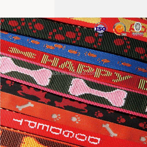 Cinturino in Nylon poliestere colorato modello cane guinzaglio cinturino Jacquard Web - Product Image 1