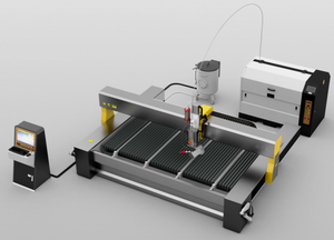 Máy Phun Nước Máy Định Tuyến Cnc Máy Cắt Tia Nước 45 Độ 5 Trục - Product Image 6