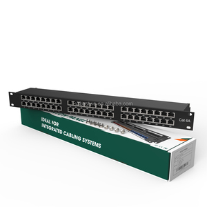 แผงแพทช์แบบมีฉนวนป้องกัน Cat6A 48 พอร์ต จากโรงงานโดยตรง |   1U 10Gb อีเธอร์เน็ต |   FTP สำหรับศูนย์ข้อมูล - Product Image 2