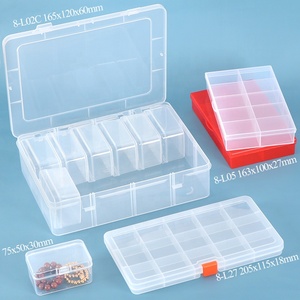 Sunshing nhựa sectioned Hộp Ngăn các bộ phận lưu trữ Hộp nhựa lưu trữ box với ngăn lưu trữ đồ trang sức container - Product Image 4