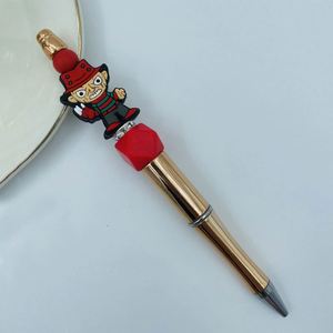 Perles en silicone personnalisées pour stylos, créatives, faites à la main, pour Halloween, Noël, poupées, perles focales pour stylos - Product Image 3