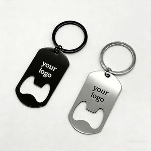 Décapsuleur de bouteille de bière en acier inoxydable avec logo personnalisé, impression laser couleur, porte-clés en métal personnalisé, cadeau pour entreprise - Product Image 2