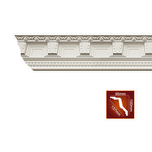 كورنيش من البولي يوريثين خفيف الوزن بتصميم حديث ، تركيب سريع للفلل ديكور الزاوية الداخلية ، بلاستيك مرن - Product Image 4