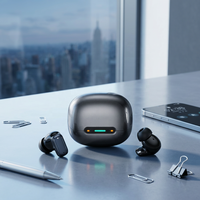Écouteurs intra-auriculaires sans fil Brightblue True Wireless 5.4 avec indicateur LED, étanchéité IPX4, contrôle tactile, son stéréo, autonomie de plus de 20 heures