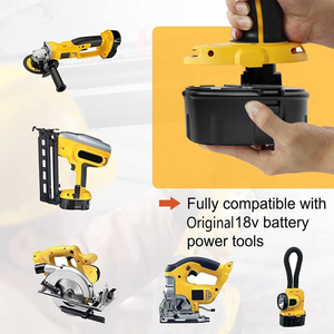 Batería Nueva de <span class=keywords><strong>18V</strong></span> para Herramientas <span class=keywords><strong>Dewalt</strong></span> <span class=keywords><strong>18V</strong></span> Tipo XRP, Batería de Ni-MH de 5.0Ah, <span class=keywords><strong>DC9096</strong></span> DC9071 DE9096 DE9098 DW9071 DW9095 DW9096, Herramientas Eléctricas - Product Image 6