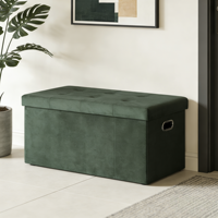 Ottoman pliant moderne en velours 2024, canapé-lit de salon, banc ottoman, tabourets, repose-pieds