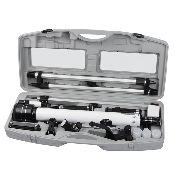 Professional Refractor Astronomical Telescope 700x60mm Aluminum Alloy