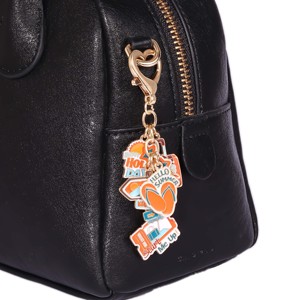 Creative Airline Tickets Zapatillas Equipaje Colgantes encantadores Seaside Travel Series Llavero para amigos Hecho a mano Buen regalo Joyería - Product Image 2