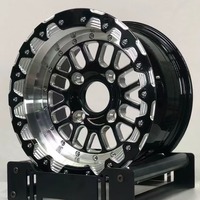 Nouvelles jantes en aluminium forgé Duaxen Forgealloy 17-20 pouces 5*112, Beadlock, Deep Dish, personnalisées pour la course de dragster, finition noire, remplacement