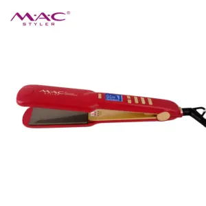 Hot bán thẳng phẳng sắt điều chỉnh nhiệt độ LCD hiển thị kỹ thuật số salon Styling chăm sóc lâu dài tóc ép tóc