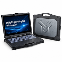 PC Portátil Robusto de Alta Gama de 14'' con Batería Intercambiable en Caliente, 1000nits, Computadora Industrial para Computación en el Borde, DDR, SSD