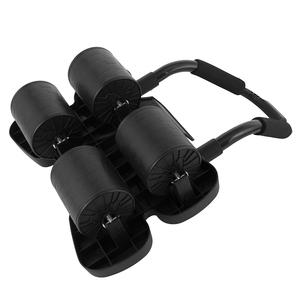 Chuyên Nghiệp 4-Bánh Xe Bụng Con Lăn Bánh Xe Có Thể Gập Lại Xách Tay Core Tập Thể Dục Tập Thể Dục Thiết Bị Cho Nhà Phòng Tập Thể Dục - Product Image 6