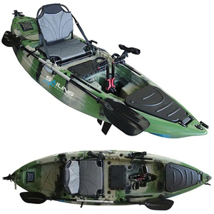 <span class=keywords><strong>Precio</strong></span> de fábrica <span class=keywords><strong>profesional</strong></span> Canoa de plástico Pesca <span class=keywords><strong>Kayak</strong></span> de un solo asiento A Pedal con agujero para encontrar peces para ocio - Product Image 1