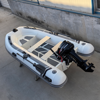 11ft-all-soudé-aluminium-bateau Deep v Center Console Aluminium Bateau Pêche Bateau Gonflable 330