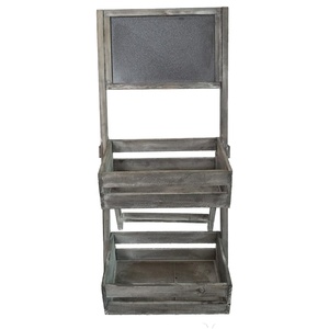 Supporto Verticale per Piante a 3 Ripiani in Legno Massiccio - Contenitore <span class=keywords><strong>da</strong></span> <span class=keywords><strong>Giardino</strong></span> Durevole per Fiori e Piante, Portafiori, Personalizzabile - Product Image 6