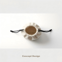 Sac à cordon en toile de coton recyclé haute résistance, respirant et robuste, avec corde épaisse, écologique, pour chaussures et voyages