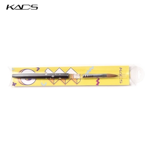 Professional Black UV Gel Extension Nail Art Tools for Kolinsky Sable Acrylic Nail <b>Brush</b> Crimped Ferrule Size 2#-18# - Product Image 6