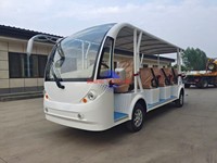 MH Mini-bus électrique urbain de tourisme 10-14 places, batterie au plomb, moteur AC, puissance 4/5/7,5 kW, vitesse maximale 40 km/h, intelligent