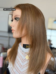 Livraison gratuite 100% cheveux slaves ont stock timide 2025 luxe Desgin HD13 * 5 Patchwork dentelle perruque avec noeud unique - Product Image 2