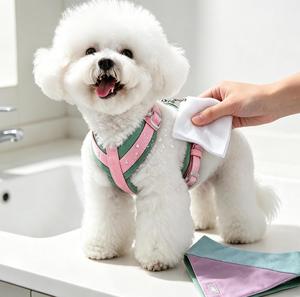 Dog <b>Harness</b> Leash Set with Poop Bag Holder - Product Image 1