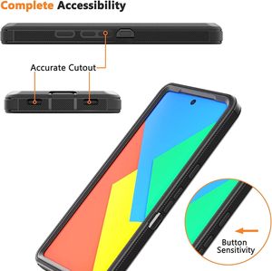 Etuis de téléphone portable pour <span class=keywords><strong>Google</strong></span> <span class=keywords><strong>Pixel</strong></span> 10 9 8 7 <span class=keywords><strong>Pro</strong></span> XL 6A <span class=keywords><strong>6</strong></span> <span class=keywords><strong>Etui</strong></span> Defender Clip de ceinture Combo Holster Antichoc Heavy Duty Smart Cover - Product Image 6