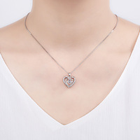 Hexagram Springen Hart Geest Ketting Valentijnsdag Verjaardagscadeau Chokers Kettingen Voor Vrouwen