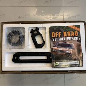 12v 13000Lbs/5909 ק "ג ip67 מכונית 4 x4 קווית/בקרה אלחוטית סינתטי חבל סינטי עבור 4x4 - Product Image 6