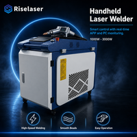 Machine de soudage laser portative 3000W, soudeuse laser à fibre, refroidie par eau, pour acier inoxydable et aluminium