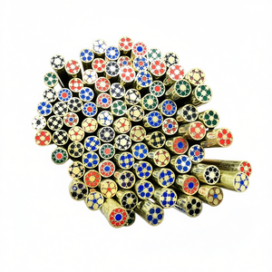 Fournitures de fabrication de couteaux-Broches en mosaïque en laiton pour poignées de couteaux-Nous avons un diamètre de 4mm / 6.35mm / 8mm / 10mm et une longueur de 12 pouces - Product Image 1