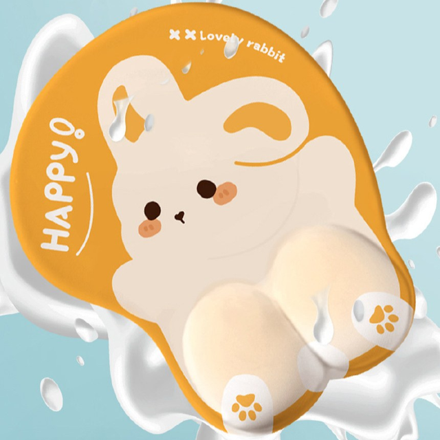 Wholesale Superior Quality Custom 3D Anime Cartoon Rubber Ergonomic Wrist Rest Mouse Pad-Eco-friendly Non-Toxic Scratch-Proof