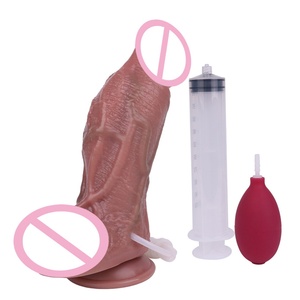 Wholesale Silicone Ejaculation Realistic <b>Dildo</b> Large Girth Lifelike Squirting Penis Female Masturbator Anal Sex Toys for Women - Product Image 3