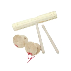 Wholesale 10PCS Wooden Orff Rhythm Percussion Kit Children <b>Musical</b> Instrument Combination Set Preschool Classroom Teaching Aids - Product Image 3