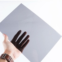 Plaque en PC résistante aux UV et ignifuge, panneau composite durci couleur thé