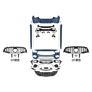 Para <span class=keywords><strong>Mercedes</strong></span>-Benz <span class=keywords><strong>CLA</strong></span> W118 mejorado y modificado <span class=keywords><strong>AMG</strong></span> CLA45 Kit de Carrocería deportiva (parachoques delantero parachoques trasero parachoques lateral) - Product Image 1