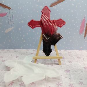 Moules de coulée en résine faits à la main pour bricolage ornements décoratifs Ins Style Silicone outils de bureau Santa moule - Product Image 2