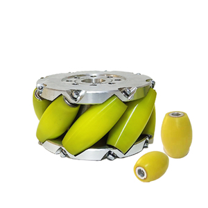 Сульфат магния технический сверхпрочный 24 дюймов mecanum колеса AGV тележка 360 градусов вращающийся mecanum колеса - Product Image 1