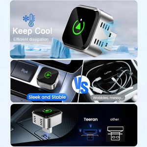 อะแดปเตอร์รถยนต์แบบไร้สาย2อิน1ระบบอัจฉริยะสำหรับ Apple iOS <span class=keywords><strong>iPhone</strong></span> 6อะแดปเตอร์สำหรับรถยนต์ - Product Image 3