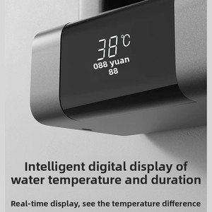 Ensemble de douche mural en céramique intelligent multifonctionnel à affichage numérique thermostatique, design moderne, <span class=keywords><strong>prix</strong></span> de gros - Product Image 2