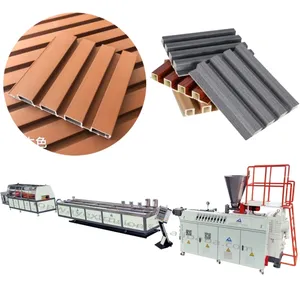 PVC WPC Grating profile extruders machine plastic PVC foam grate ceiling wall panel machinery