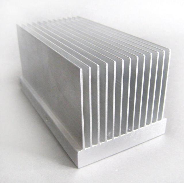 Aluminum Extruded 6000 Series Heat Sink for LED Lights and Decorations with Cutting & Bending Services