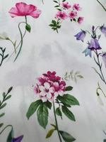 Offre Spéciale luxe Vintage fleur impression numérique 100% Polyester Satin tissu soie imitée pour vêtements de mariage pour les filles