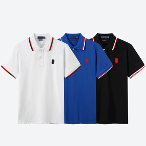 <span class=keywords><strong>Polo</strong></span> de <span class=keywords><strong>golf</strong></span> Ralphes pour <span class=keywords><strong>homme</strong></span>, en coton, à manches courtes, brodé, style décontracté, de luxe, pour l'été - Product Image 1