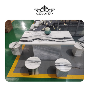 Elegante y lujosa losa de mármol blanco Panada, piedra Natural de alto grado para revestimiento de paredes del vestíbulo del Hotel, diseño moderno de proyectos - Product Image 3