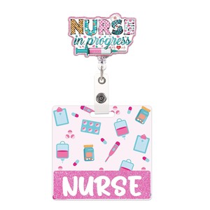 Hemşire akrilik doktor hemşire rozeti kimlik adı tanıma etiketi LPN RN CNA rozeti makara - Product Image 6