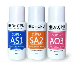 Wasser Derma brasion Gesichts lösung Dr.CPU Super AS1 SA2 A03 Aqual Seren Lösung für H2O2 Hydra Maschine