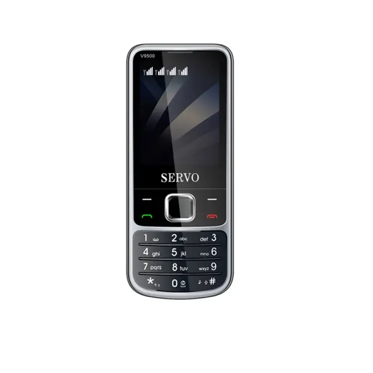 Servo v9500 điện thoại di động 2.4 inch Quad Sim ngân hàng điện chức năng và đài phát thanh nhỏ mini Pocket điện thoại di động