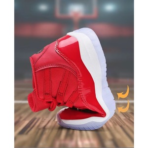 Chaussures de <span class=keywords><strong>basket</strong></span>-ball montantes pour garçons, baskets athlétiques pour étudiants, chaussures de course respirantes pour enfants 31-40 - Product Image 6