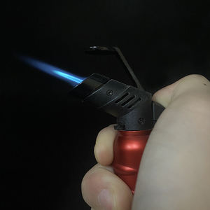 Sigari a Gas butano all'ingrosso piccolo sottile ricaricabile antivento ricaricabile da cucina bruciatura a getto di torcia accendini a fiamma - Product Image 4