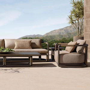 Muebles modernos de exterior para jardín, <span class=keywords><strong>sillas</strong></span> de ratán con cuerda de aluminio tejido para exteriores, comedor y jardín - Product Image 2